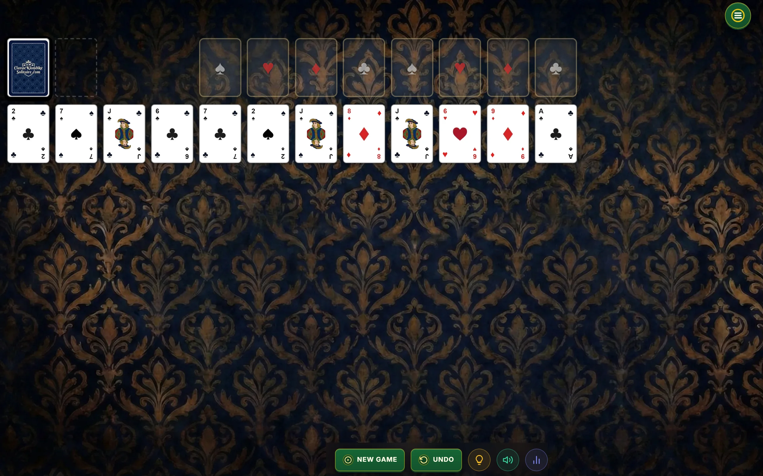 Busy Aces Solitaire