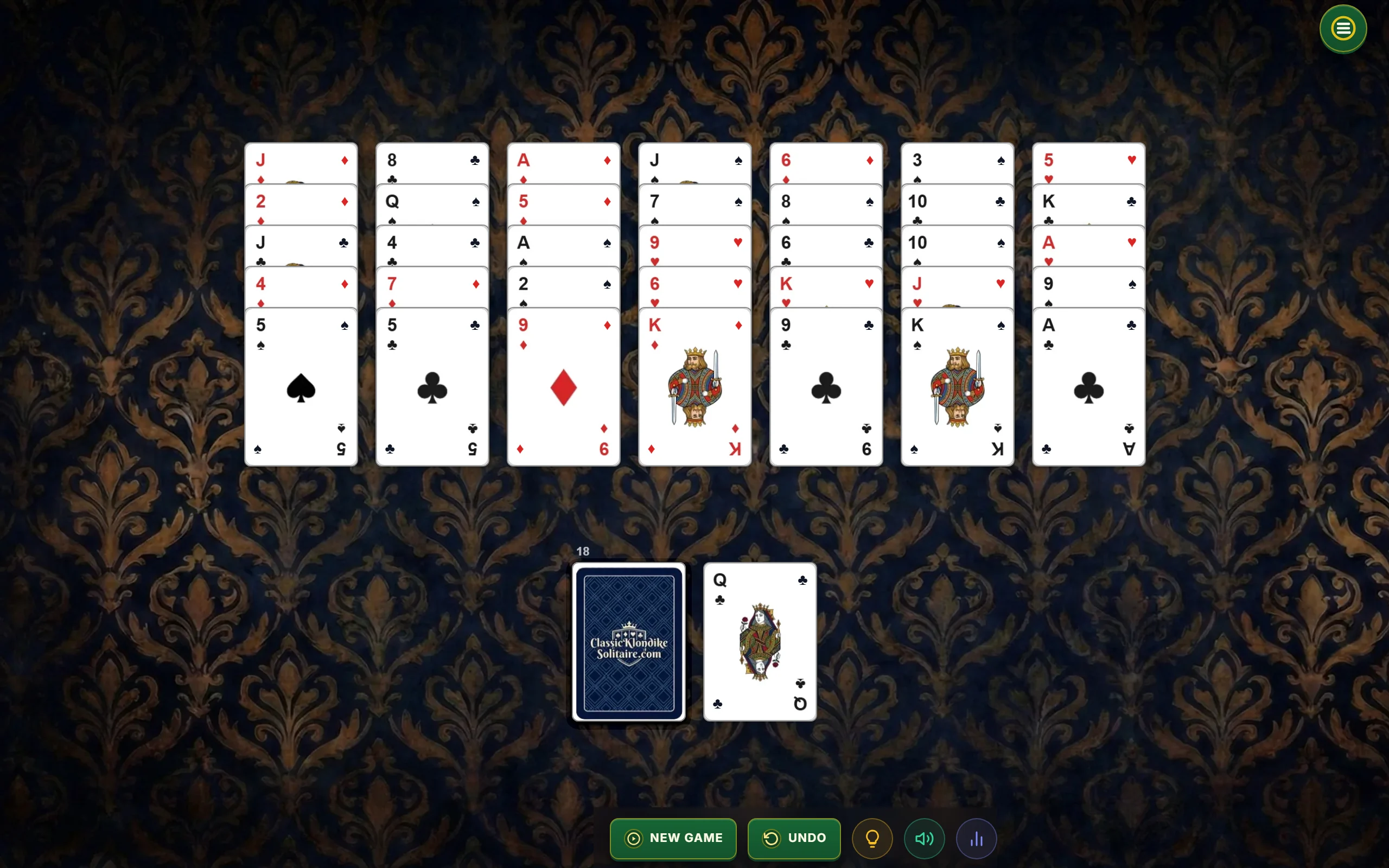 Golf with Jokers Solitaire